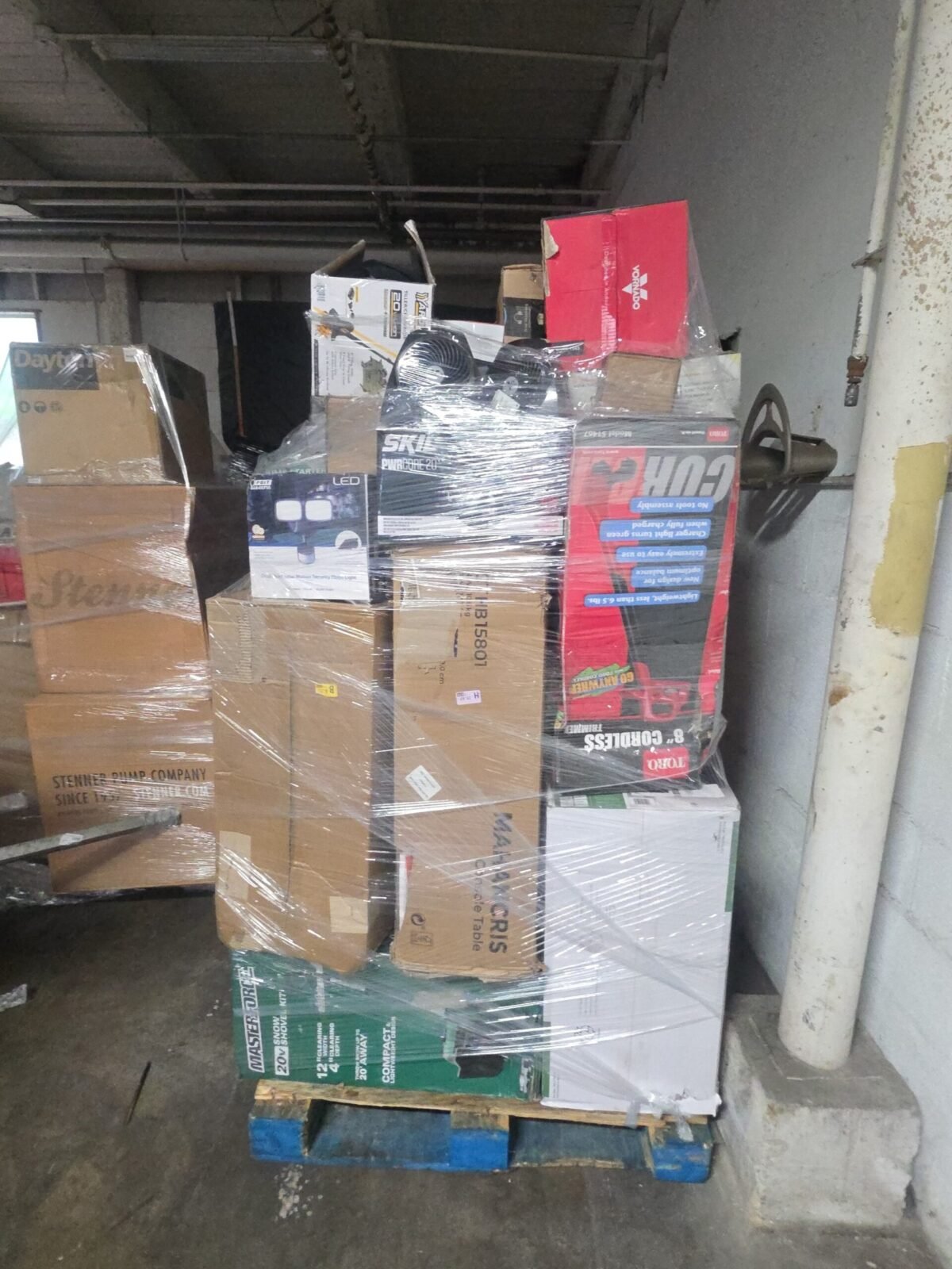 Mixed Retailer Pallet With Tools