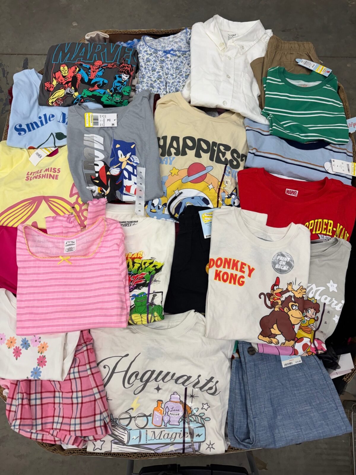 Target Kids Clothes Pallet – 750-850 Pieces Children’s Apparel