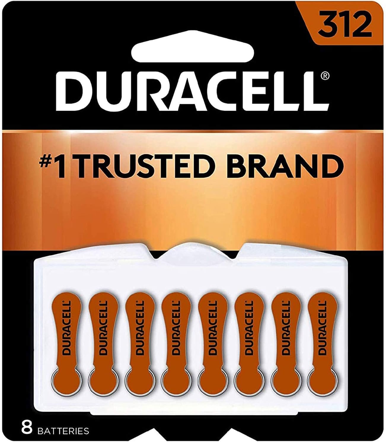 Duracell 312 Hearing Aid Batteries Pallet