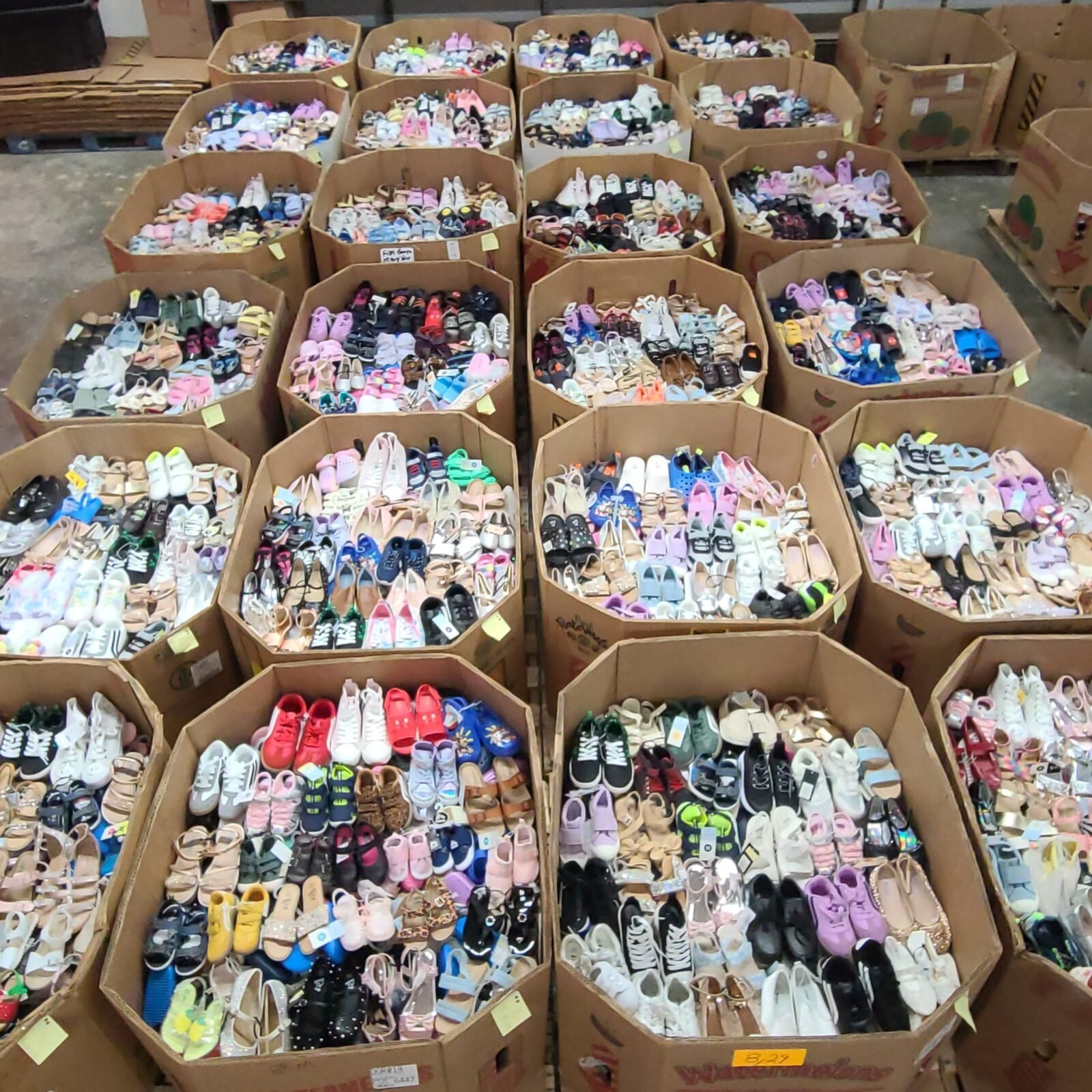 Target Kids Shoes Pallet - 250 Pairs Wholesale Children's Footwear
