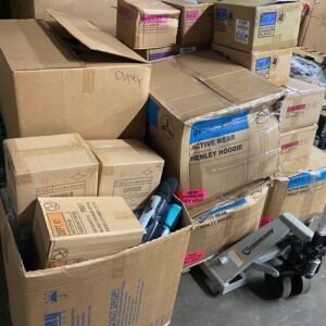 570-Piece Mixed Merchandise Pallet - Clothing, Toys & General Merchandise (1 Pallet)