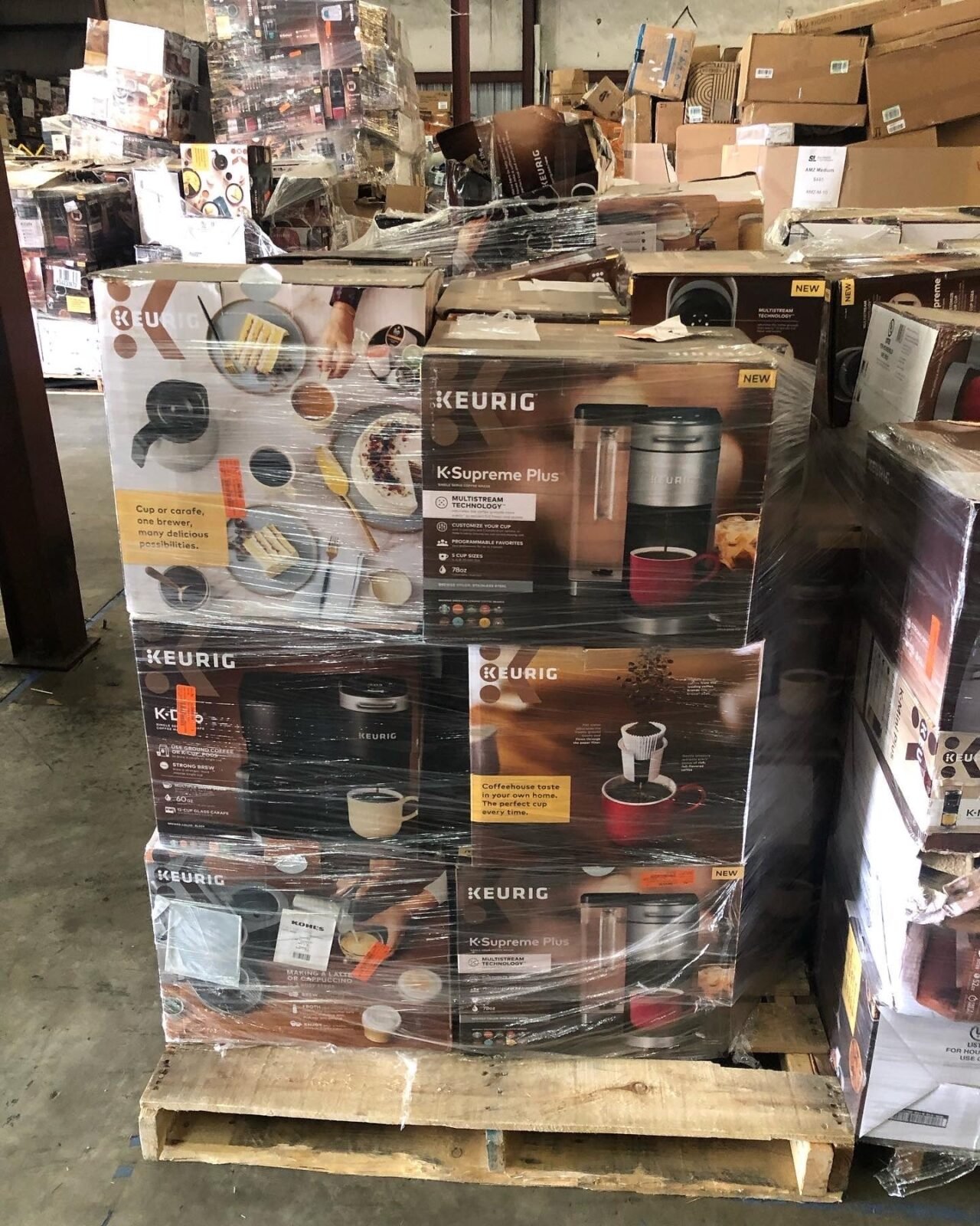 Keurig Coffee Maker Truckload