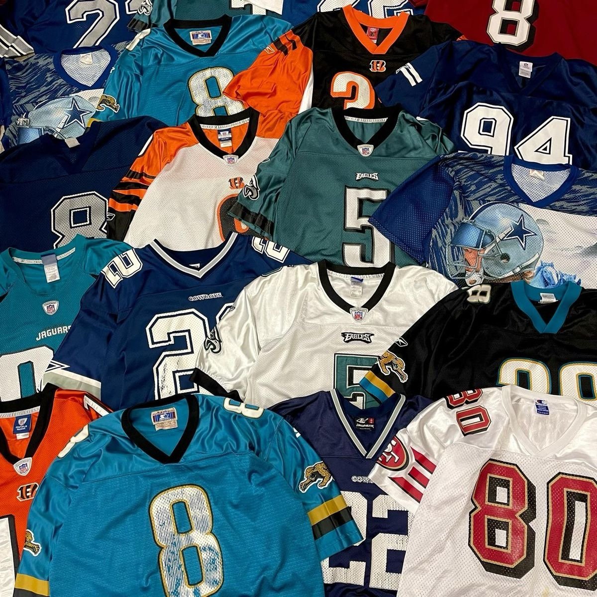 NFL NHL MLB Jersey Pallet