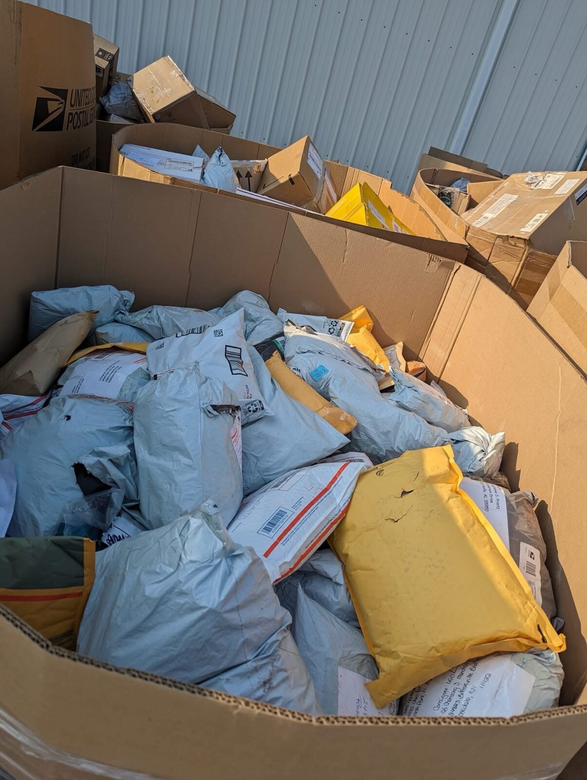 8Ft Tall USPS Unclaimed Mail Pallet