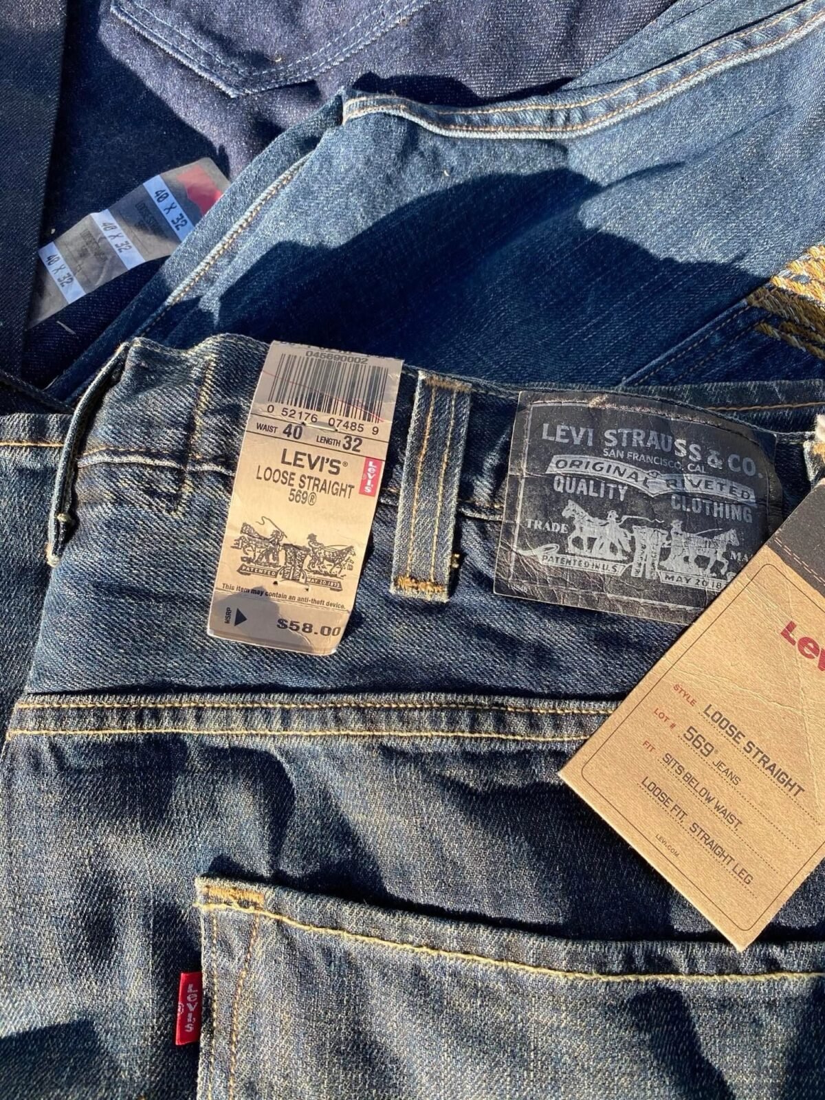 Levi Jeans Pallet (Men & Women) (500-525 Pieces)