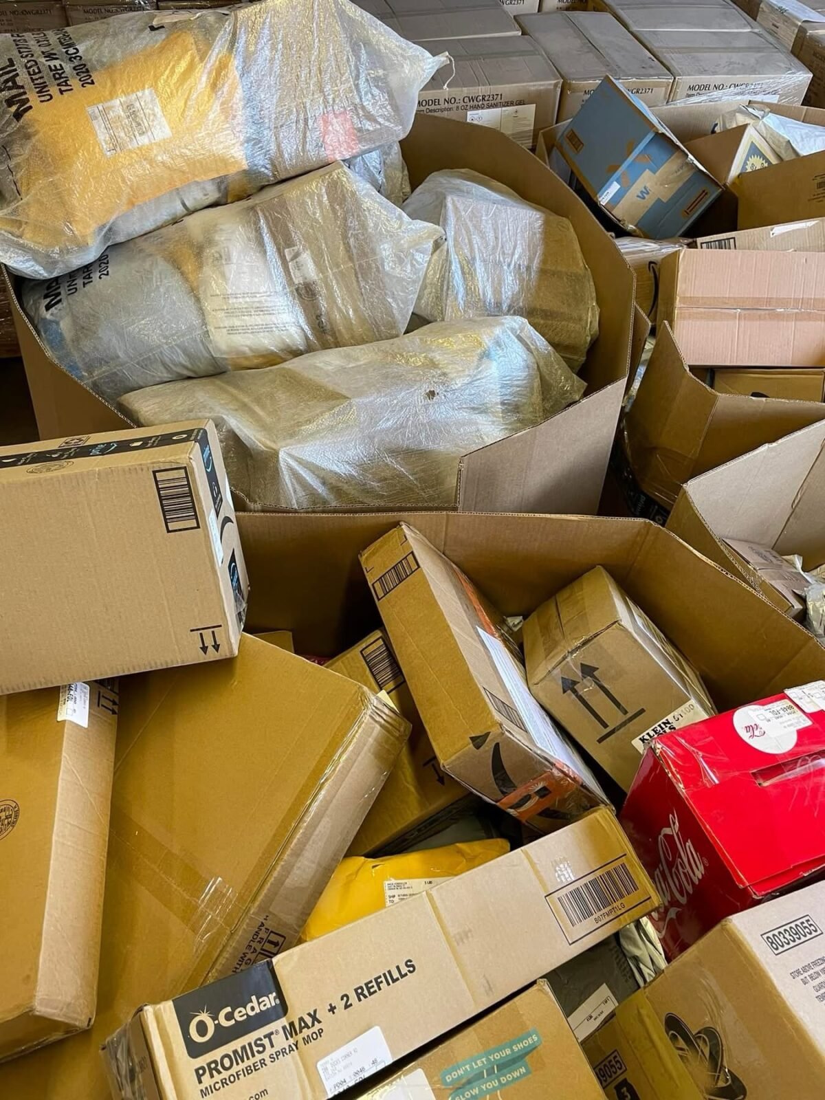 DHL Undeliverable Mail Pallet