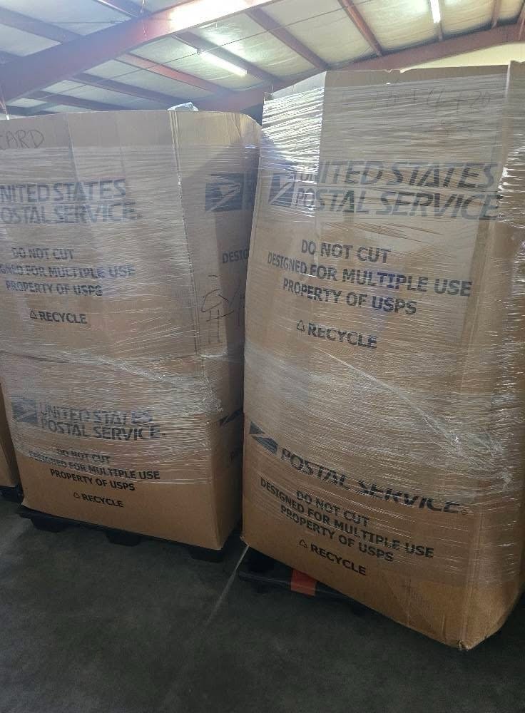 8Ft Tall USPS Unclaimed Mail Pallet