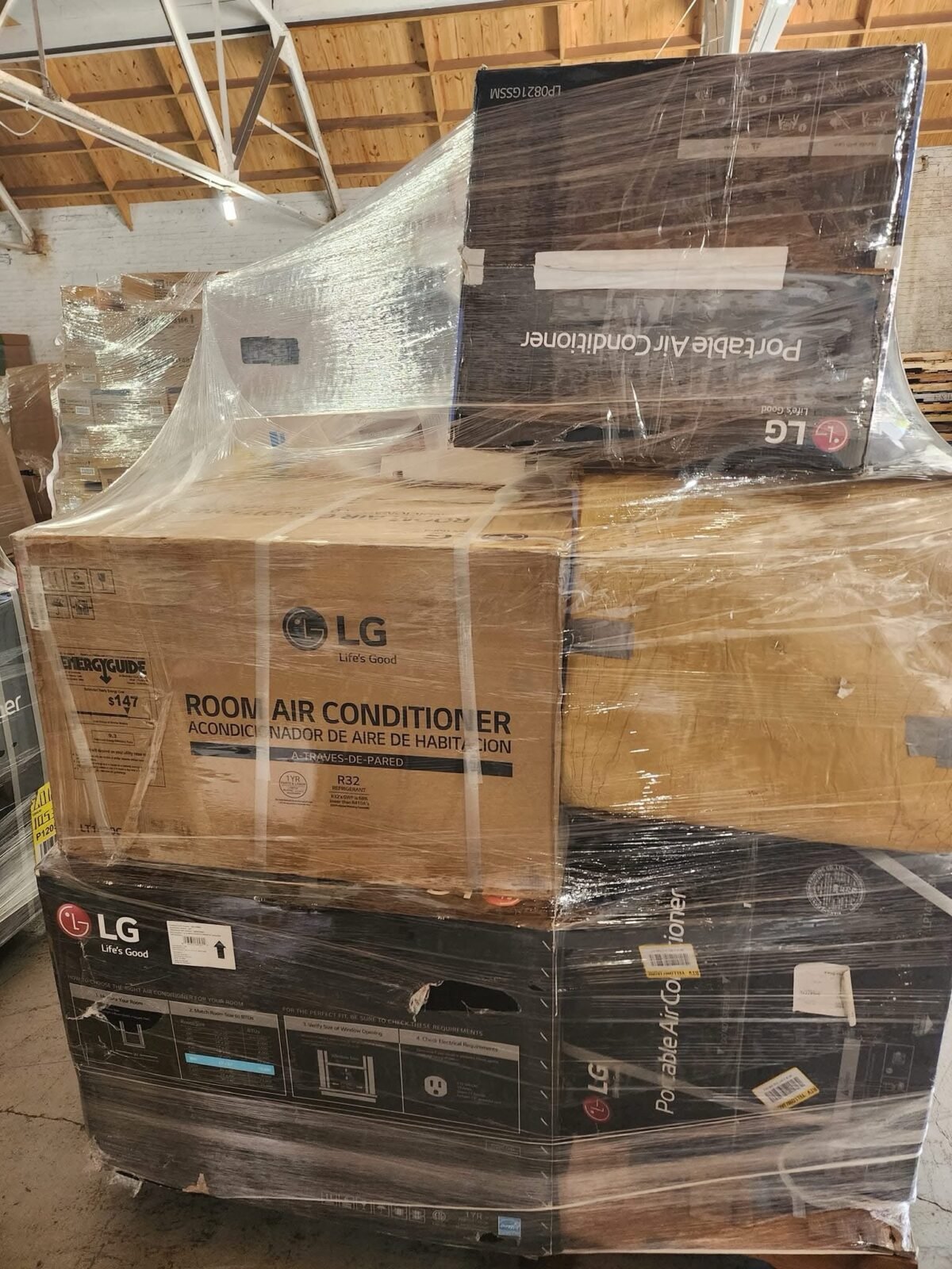 Air Conditioner Liquidation Pallet
