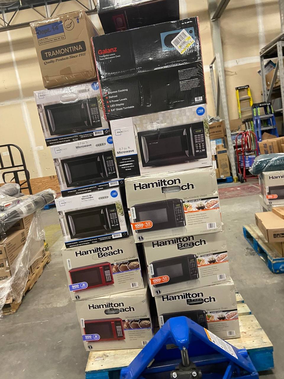 Microwave Liquidation Pallet