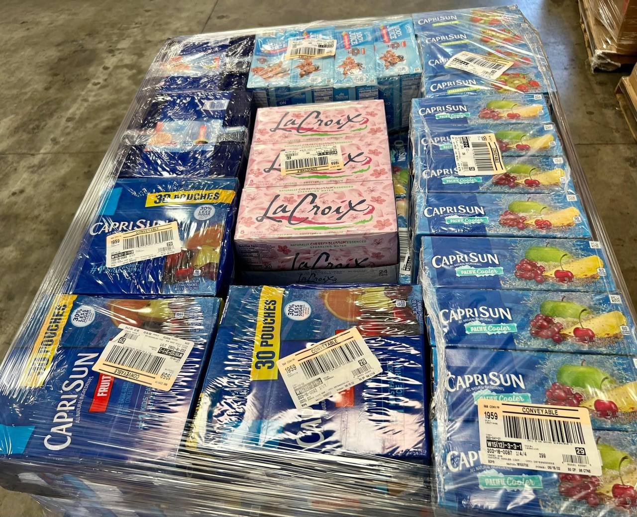 Mixed Beverages Wholesale Pallet