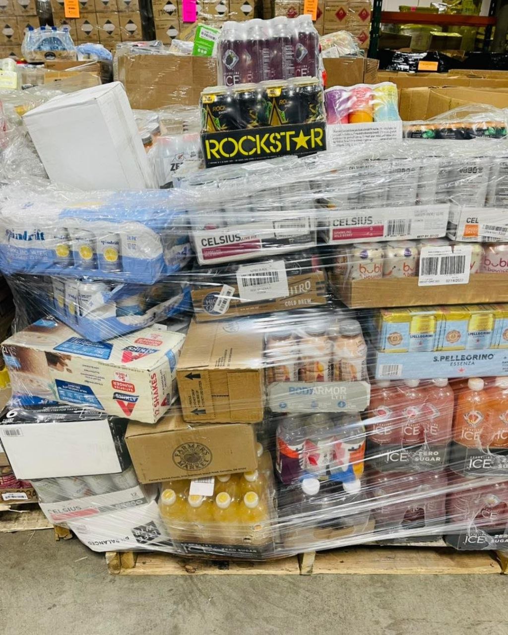 Mixed Beverages Wholesale Pallet