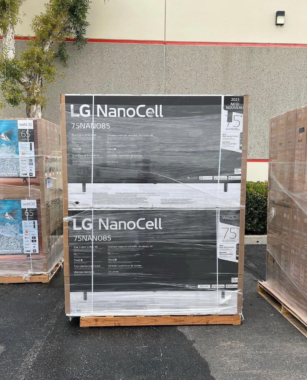 Wholesale TV Liquidation Pallet – 10 Mixed TVs (32″ to 85″)