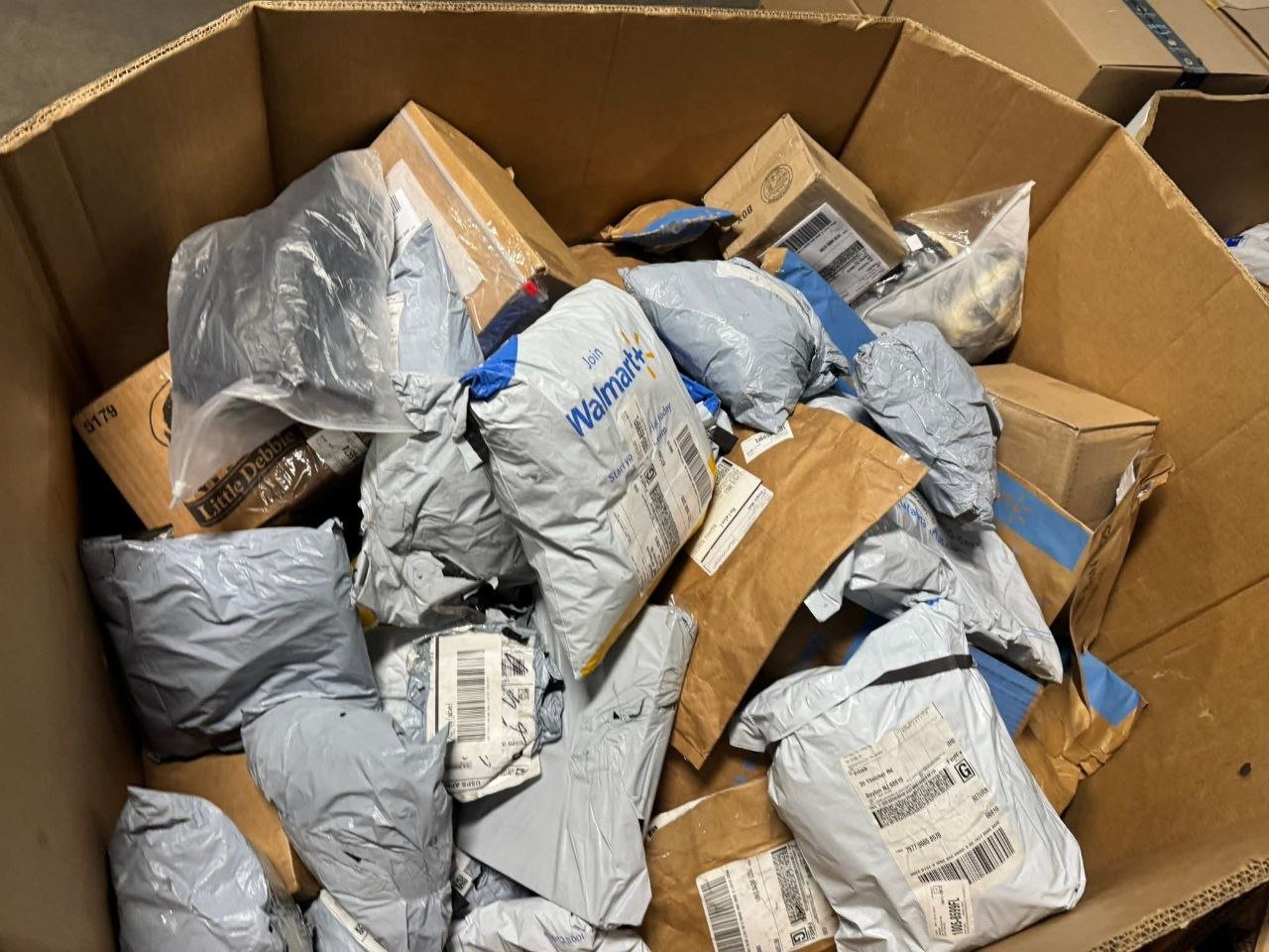 Unclaimed Mail Pallet