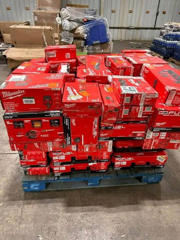 100-Unit Milwaukee Tools Pallet (Medium Lot) - Power & Hand Tools by the Pallet