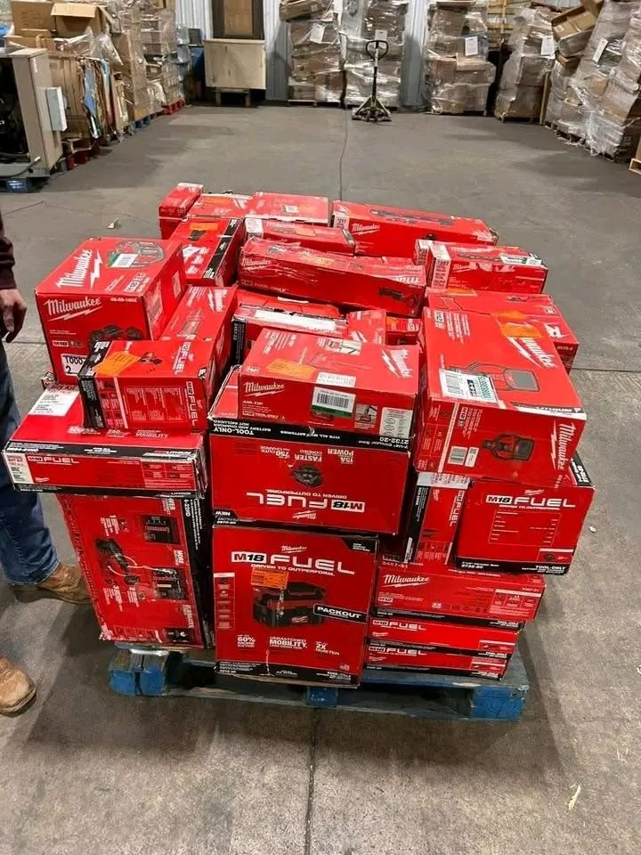 100-Unit Milwaukee Tools Pallet (Medium Lot) – Power & Hand Tools by the Pallet