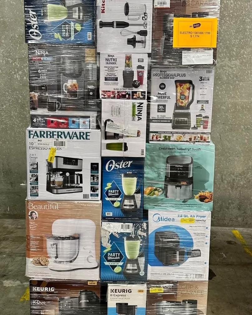 150-Unit Kitchen Appliance Liquidation Pallet (Large Mixed Lot)