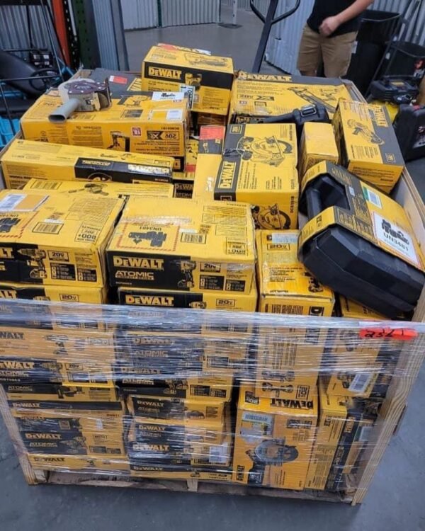 200-Unit DeWalt Tools Pallet (Wholesale Liquidation Lot)