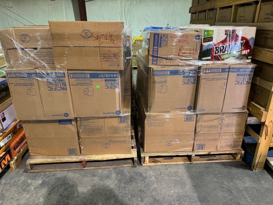 Mixed Toilet Paper & Paper Towel Pallet