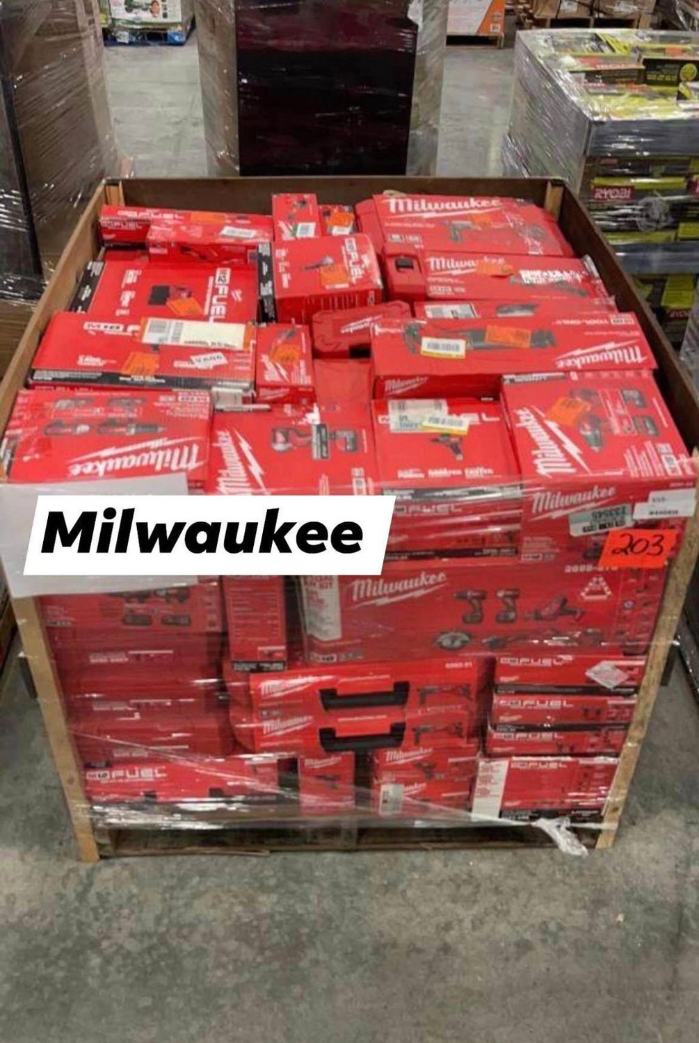 Milwaukee Tools Pallet For Sale