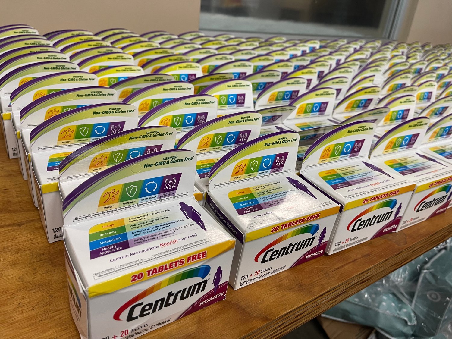 Lot of 65 Centrum Women Multivitamin Bottles (140 Tablets Each)