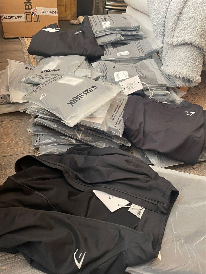 Wholesale Gymshark Clothing Pallet